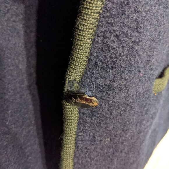 Vintage WOOL knit sweater shacket jacket size M @A - Picture 9 of 10